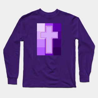 Purple Cross Long Sleeve T-Shirt